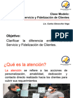Atención y Servicio Al Cliente - Carlos Ginocchio Vega