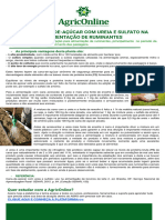 Circular - Uso de Cana-De-Açúcar Com Ureia e Sulfato Na Alimentação de Ruminantes