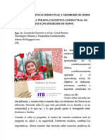 PDF Terapia Cognitivo Conductual en Nios Con Sindrome de Down - Compress