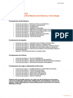 Contenidos Matemáticas