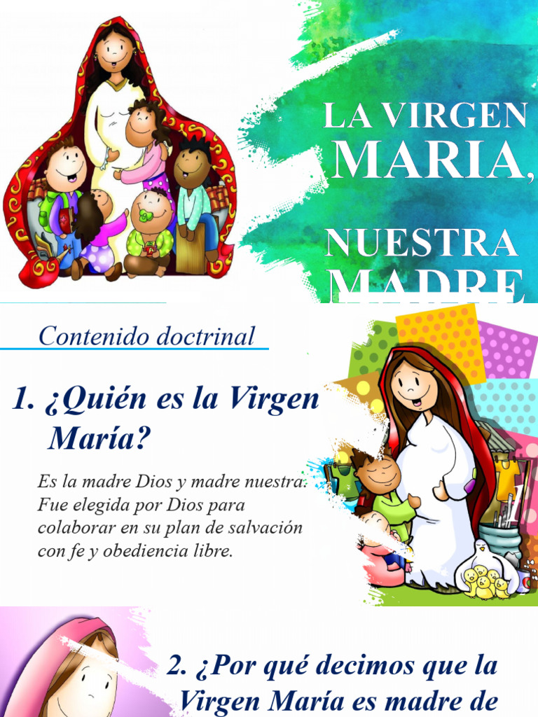 Tema 8 - La Virgen Maria Nuestra Madre | PDF | María, madre de Jesús ...
