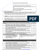 Teacherleaderselfassessment Henderson Semester4