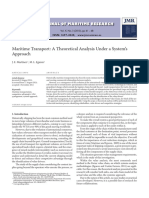 Maritime Transport A Theoretical Analysis