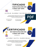 Certificados Sap2000-V23
