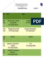 Horarios Upel 2021-II - Primaria.seccion U.bloque B