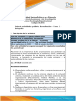 Guía de Actividades y Rúbrica de Evaluación - Unidad 2 - Tarea 3 - Infografía