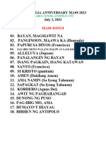 Misa - 30th Familia Anniversary July 2, 2023 (Ynares)