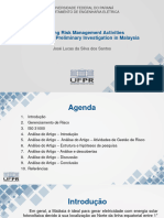 Artigo Métodos Exploring Risk Management Activities