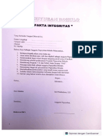 Fakta Integritas Paguyuban Bohulo