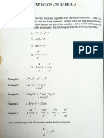 3 Exponents and Radicals