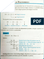 Polynomial Function and Equation