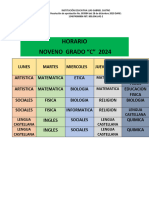 Horario 9C - 2024