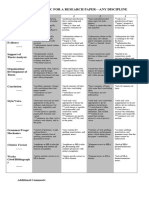 Research Rubric - Any Discipline-1