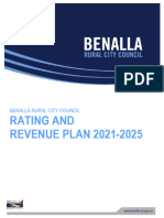 BRCC Rating and Revenue Plan 2021 2025