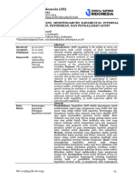 FAKTOR-FAKTOR  YANG  MEMPENGARUHI  KAPABILITAS  INTERNAL AUDIT KOMPETENSI, PENDIDIKAN, DAN PENGALAMAN AUDIT