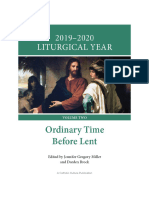 Liturgical Year 2019 2020 Vol. 2