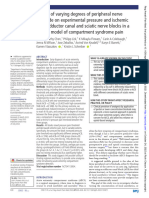 Impact of Varying Degrees of Peripheral Nerve Blockade