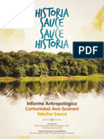 Informe Antropológico Comunidad Ava Guarani Tekoha Sauce