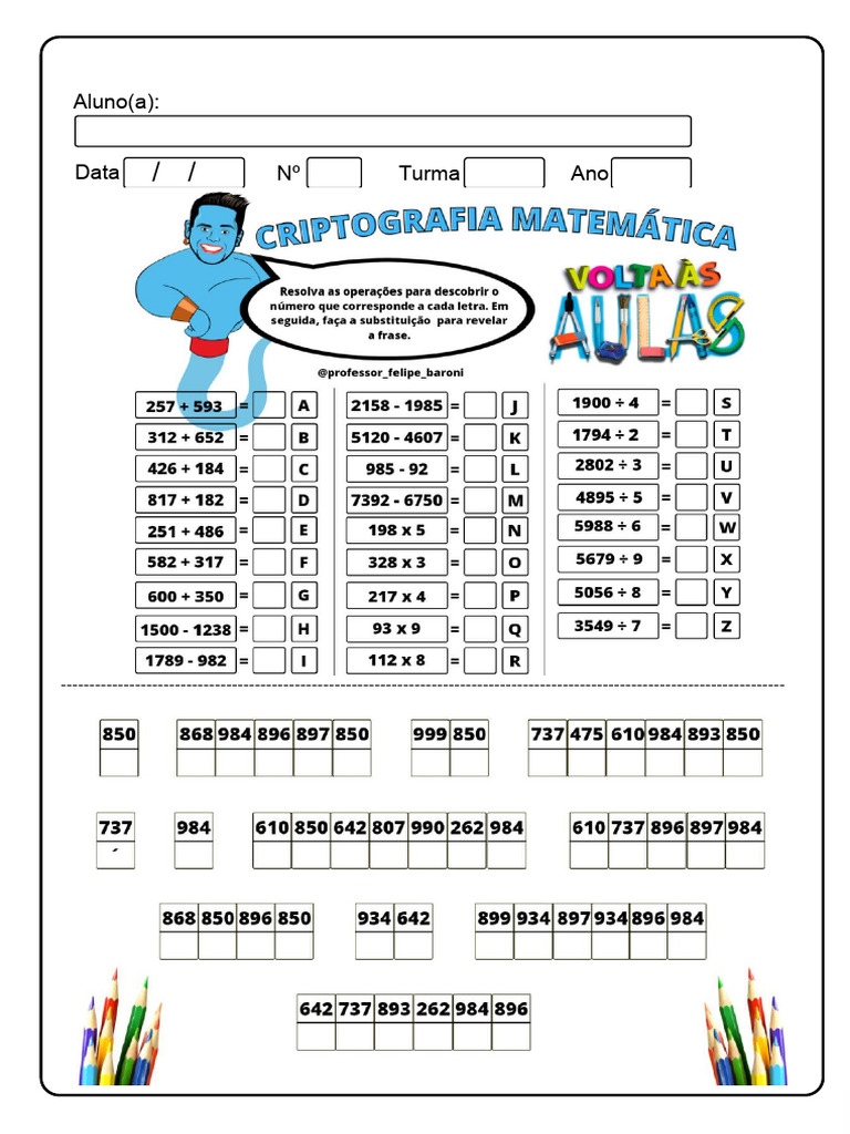 Criptografia Volta As Aulas | PDF