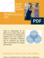 CUIDADOS DE ENFERMERÍA RELACIONADOS CON LA HOSPITALIZACIÓN