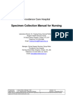 Specimen Collection | PDF | Medical Specialties | Clinical Medicine