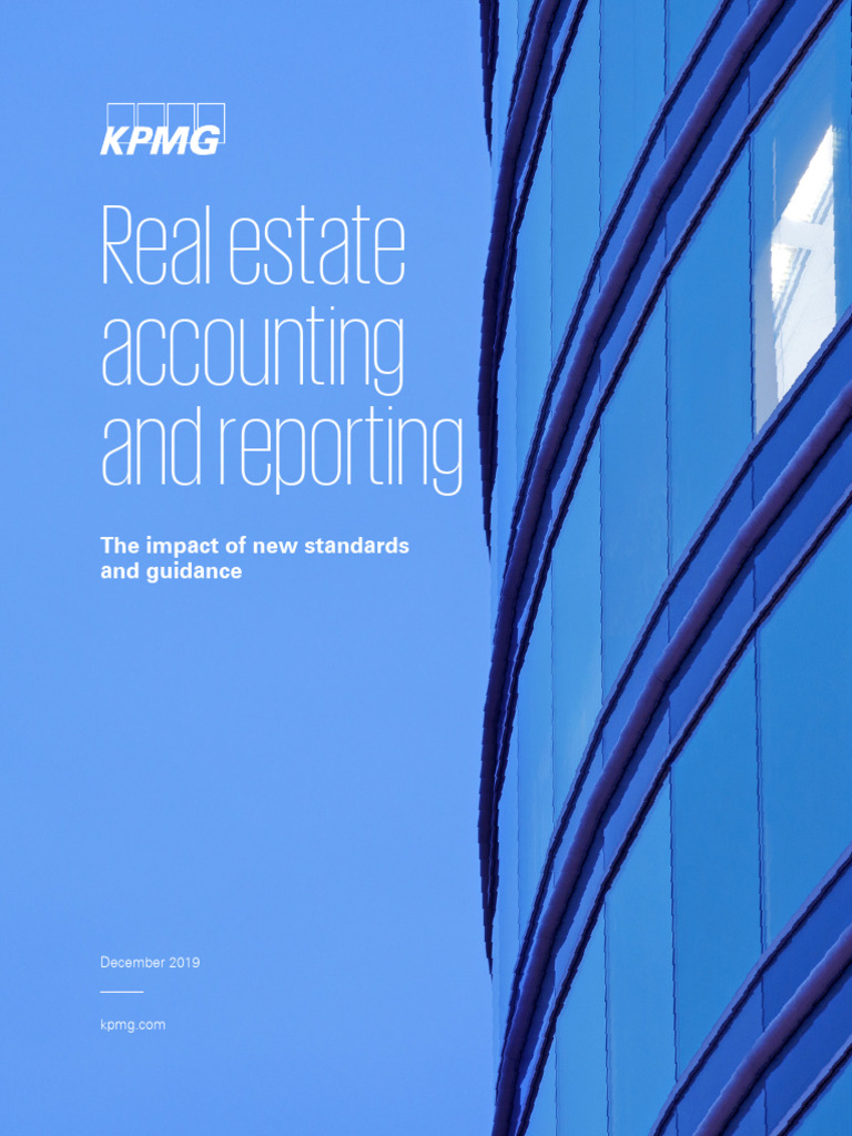 2019 Real Estate Accounting Reporting Whitepaper Pdf Fair Value
