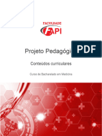 PPC. MED - Conteúdos Curriculares