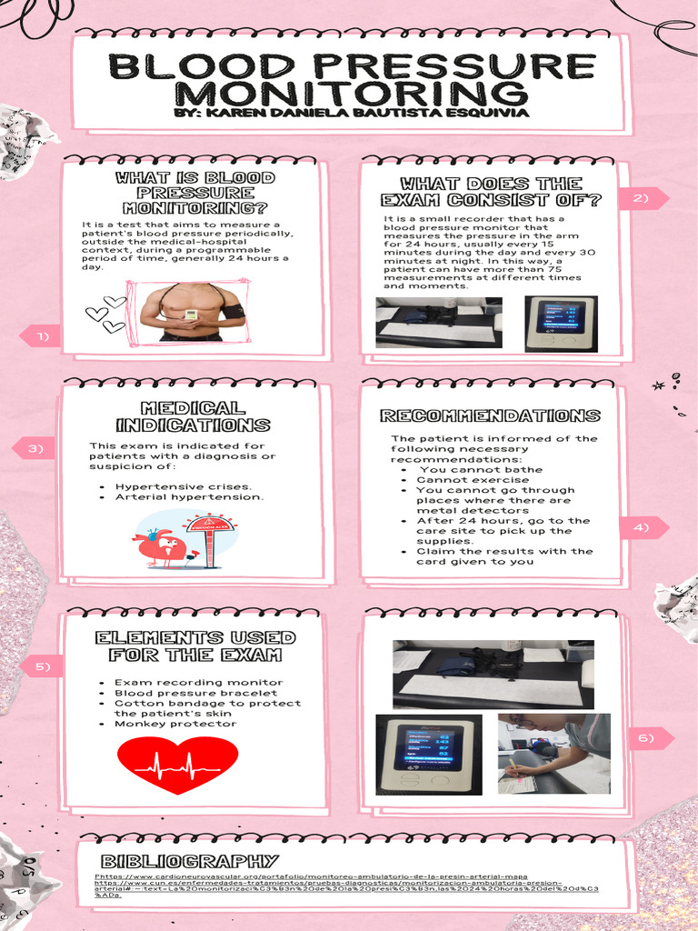 24-Hour Blood Pressure Monitoring Guide | PDF | Blood Pressure ...