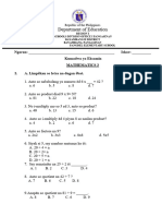 MATH 3 2nd Quarter Test Pangasinan FINAL