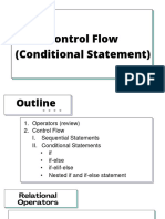 Control Flow Part 1