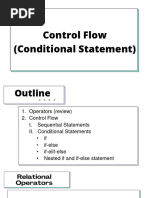 Control Flow Part 1