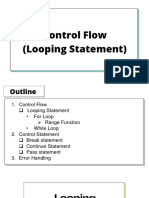 4.1 Control Flow Part 2