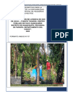 Regularización de Licencia de Uso de Agua - , Fuente Taqarqi, Centro Poblado de Paco Quishuares