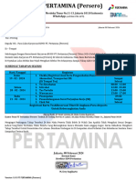 Surat Panggilan Calon Karyawan (I) Bumn PT Pertamina (Persero) Jakarta Pusat