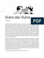 Cerpen Sukro Dan Sukra