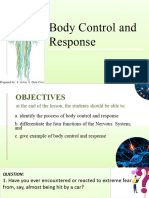 Body Control and Response-Luke Science 10