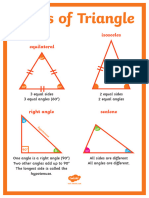 Types of Triangle: Isosceles