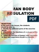 HUMAN BODY REGULATION - Science 10