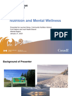 Nutrition and Mental Wellness Powerpoint January 2020