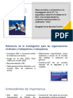 Convenios Fundamentales de Seguridad y Salud en El Trabajo