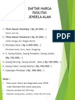 Daftar Harga Paket, Fasilitas, Makan Rombongan - Jendela Alam - 2023