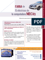 Diagrama Conexiones Computadora MEC63 Nissan Centra 2003 A2006 de TTM-2