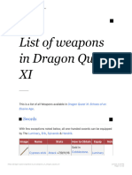 List of Weapons in Dragon Quest XI - Dragon Quest Wiki