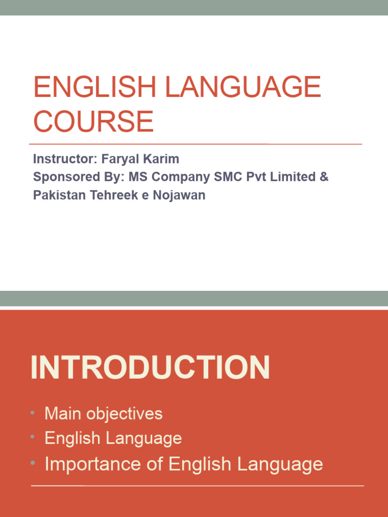 Day 1 English Speaking Guide | PDF
