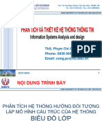 (PTTKHT) Chương 5 - Phan Tich He Thong - Bieu Do Lop
