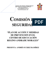 Comision de Seguridad Secundaria Regino Andrade Morales