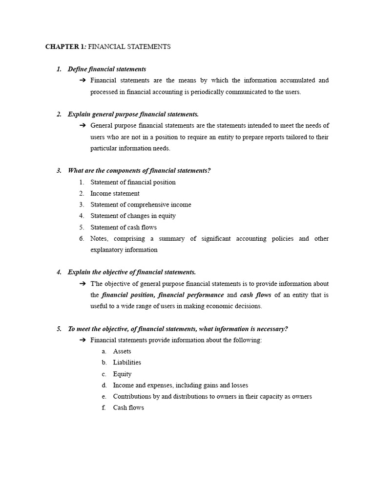 Understanding Financial Statements Basics | PDF | Financial Statement ...