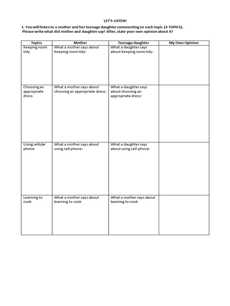 LKPD Hortatory Ex Listening - Students | PDF