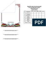 Boleta de Calificación