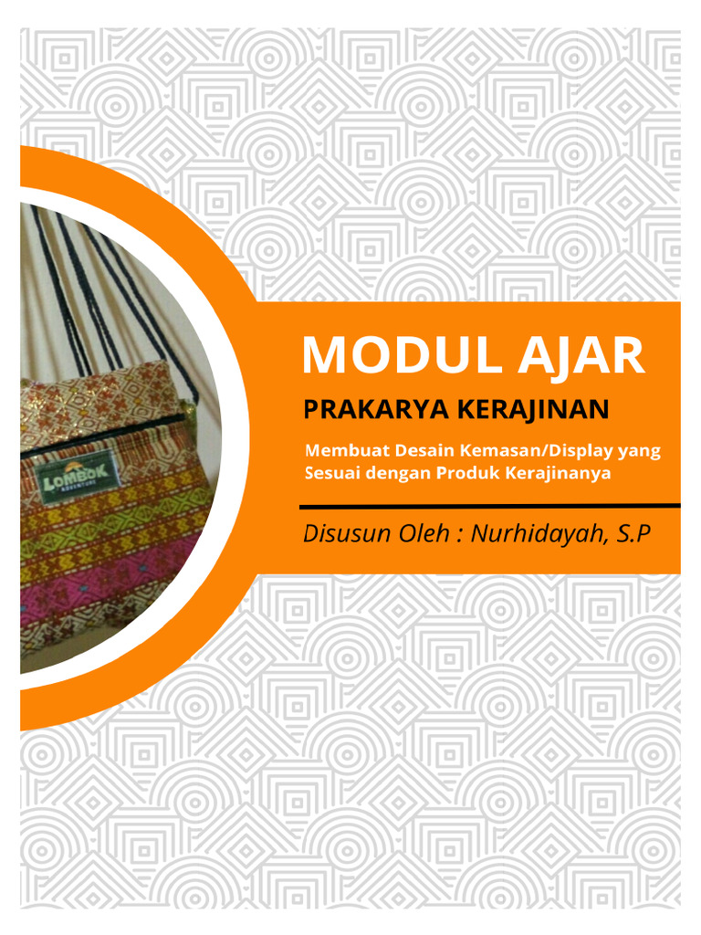Modul Ajar Prakarya Kerajinan Membuat Desain Kemasan Yang Sesuai
